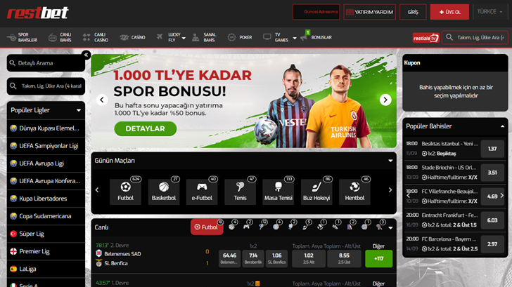 Restbet Giriş